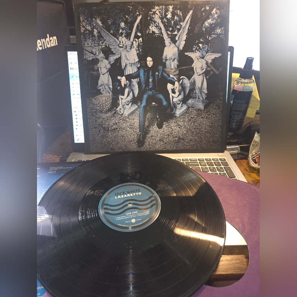 JACK WHITE Lazaretto ULTRA Vinyl LP + Holo Angel (2014)
